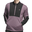adidas Go-To DWR Hybrid 1/2 Zip Pullover - Shadow Fig/Black