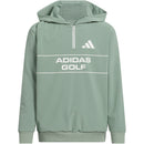 adidas Jr Aeroready Graphic Hoodie - Silver Green