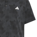 adidas Jr Printed Scripted Polo Shirt - Carbon/Black