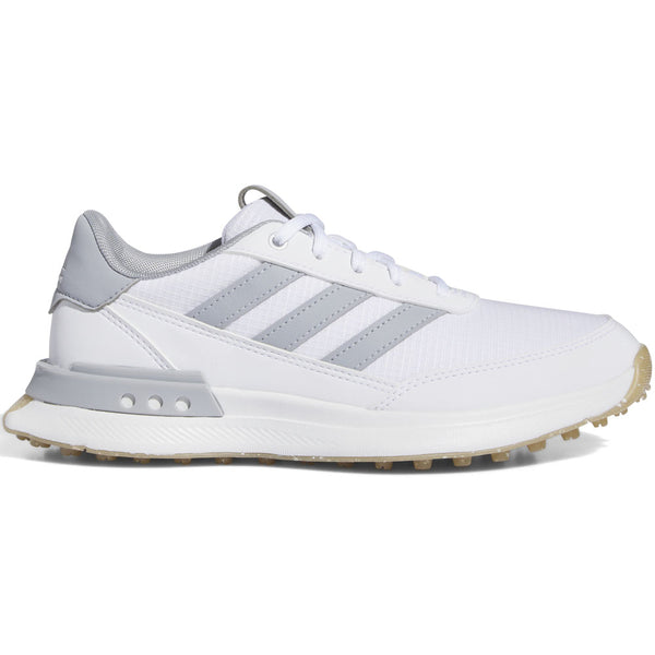 adidas Jr S2G 24 Spikeless Shoes - Ftwr White/Halo Silver/Gum4