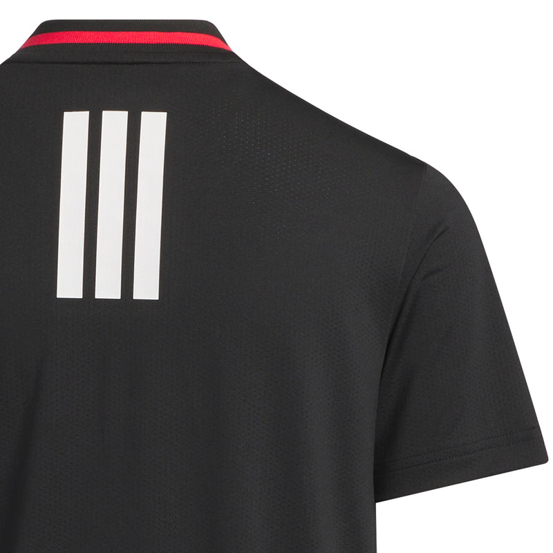 adidas Jr Sport Collar Polo Shirt - Black