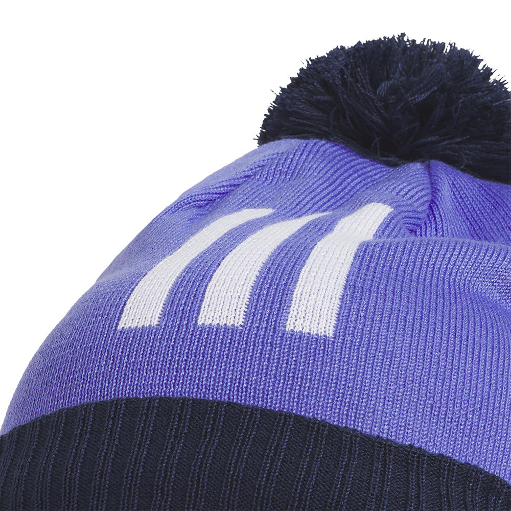 adidas COLD.RDY Three Stripe Pom Beanie Cobalt Blue