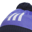 adidas COLD.RDY Three Stripe Pom Beanie - Cobalt Blue