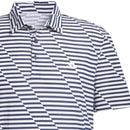 adidas Mesh Print Polo Shirt - Collegiate Navy/White