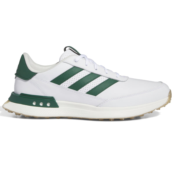 adidas S2G 24 Spikeless Leather Waterproof Shoes - Ftwr White/Collegiate Green/Gum4