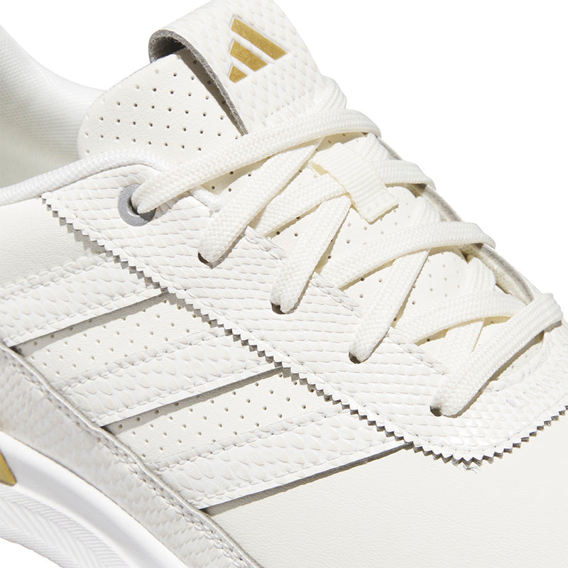 adidas S2G Leather Spikeless Ladies Waterproof Shoes - Off White/Gold Metallic/Gum 4