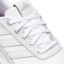 adidas S2G Leather Spikeless Ladies Waterproof Shoes - White/White/Silver Mettalic