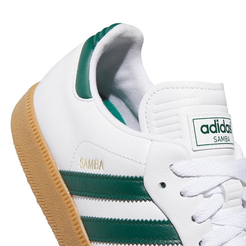 adidas Golf Originals Samba Golf Spikeless Waterproof Shoes - White/Collegiate Green/Gum 4