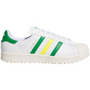 adidas Golf Originals Superstar Spikeless Shoes - White/Green/Yellow