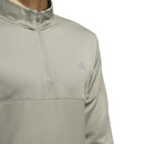 adidas Textured 1/4 Zip Pullover - Silver Pebble