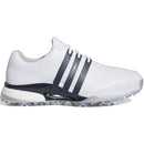 adidas Tour360 24 Spiked Waterproof Shoes - Ftwr White/Collegiate Navy/Silver Met.