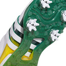 adidas Tour360 24 Spiked Waterproof Shoes - White/Collegiate Green/Yellow