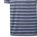 adidas Two-Colour Stripe Polo Shirt - Black/Blue Spark