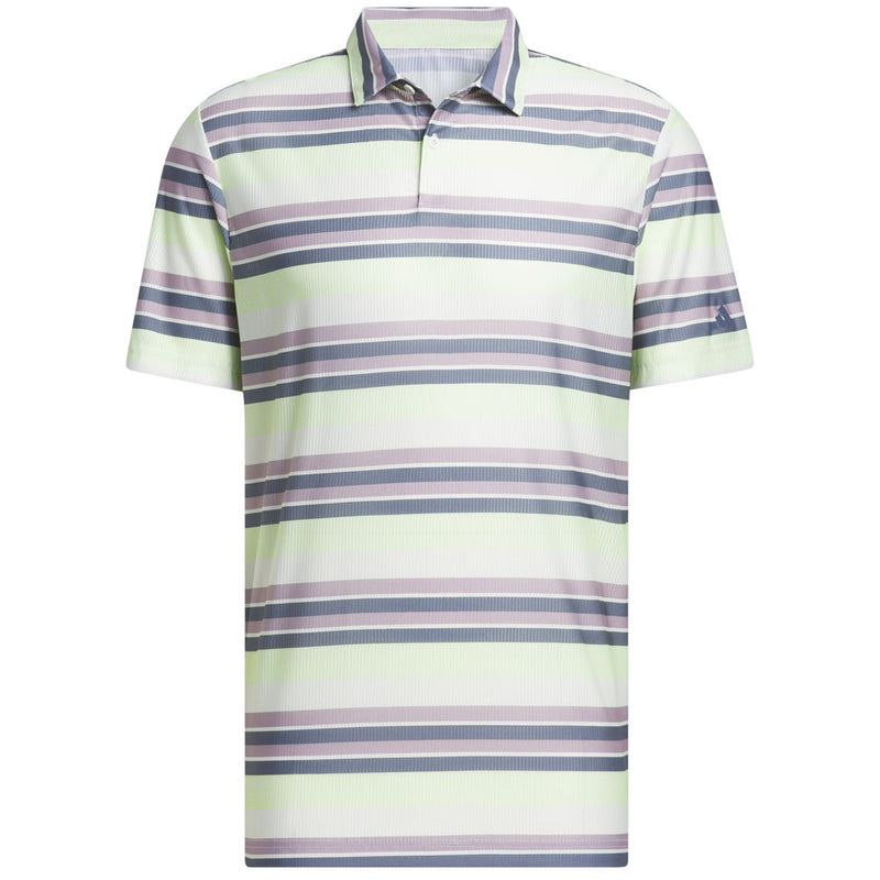 adidas Ult365 Heat.Rdy Stripe Polo Shirt - Green Spark