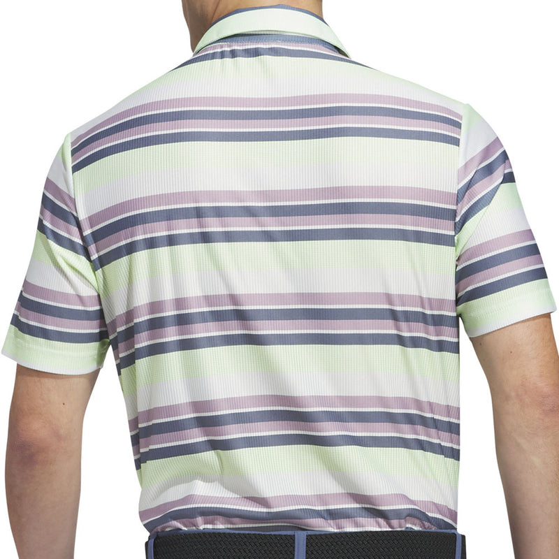 adidas Ult365 Heat.Rdy Stripe Polo Shirt - Green Spark