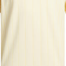 adidas Ultimate 365 Tour Primeknit Striped Polo Shirt - Ivory