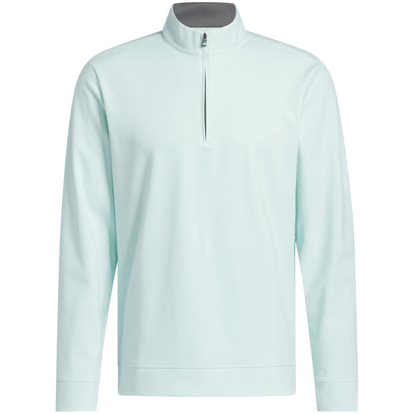 adidas Ultimate365 Classic 1/4 Zip Pullover - Semi Flash Aqua
