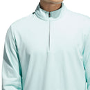 adidas Ultimate365 Classic 1/4 Zip Pullover - Semi Flash Aqua