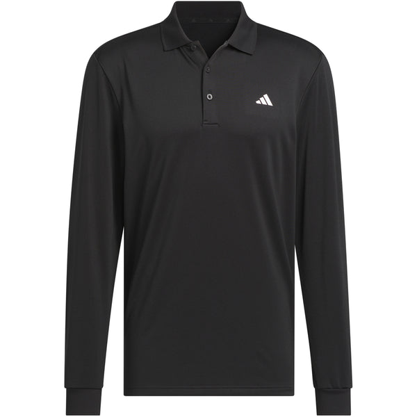 adidas Ultimate365 Cold.rdy Long Sleeve Polo Shirt - Black