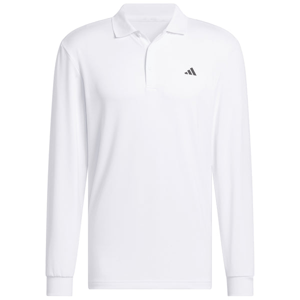 adidas Ultimate365 Cold.rdy Long Sleeve Polo Shirt - White