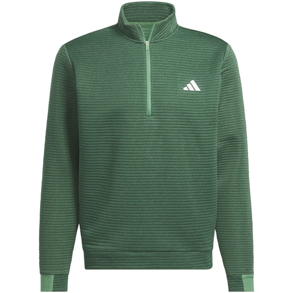 【y4326u】green clothing over mitt XL adidas Ultimate365 DWR Textured 1/4 Zip Pullover - Collegiate Green/Pr