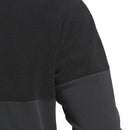 adidas Ultimate365 Fleece 1/4 Zip Pullover - Black/Carbon