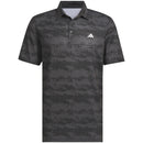 adidas Ultimate365 HEAT.RDY Stripe Polo Shirt - Carbon/Black