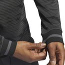 adidas Ultimate365 Linear Stripe 1/4 Zip Pullover - Carbon/Black