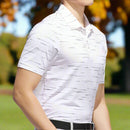 adidas Ultimate365 Mesh Glimmer Print Polo Shirt - Clear Pink