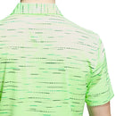 adidas Ultimate365 Mesh Glimmer Print Polo Shirt - Lime Burst