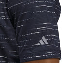 adidas Ultimate365 Mesh Glimmer Print Polo Shirt Sleeve Logo - Collegiate Navy
