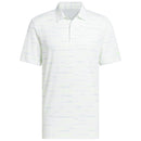 adidas Ultimate365 Mesh Glimmer Print Polo Shirt Sleeve Logo - White