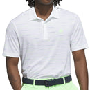 adidas Ultimate365 Mesh Glimmer Print Polo Shirt - White