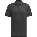 adidas Ultimate365 Mesh Print Polo Shirt - Carbon/Black
