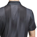 adidas Ultimate365 Mesh Radiant Print Polo Shirt - Grey Six/Black