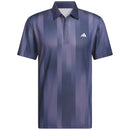 adidas Ultimate365 Mesh Radiant Print Polo Shirt - Preloved Violet/Collegiate Navy