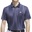 adidas Ultimate365 Mesh Radiant Print Polo Shirt - Preloved Violet/Collegiate Navy