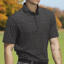 adidas Ultimate365 Micro Argyle Polo Shirt - Black/Carbon