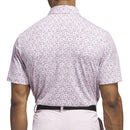 adidas Ultimate365 Micro Argyle Polo Shirt - Clear Pink/Preloved Violet