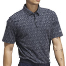 adidas Ultimate365 Micro Argyle Polo Shirt - Collegiate Navy/Grey Three