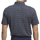 adidas Ultimate365 Micro Argyle Polo Shirt - Collegiate Navy/Grey Three