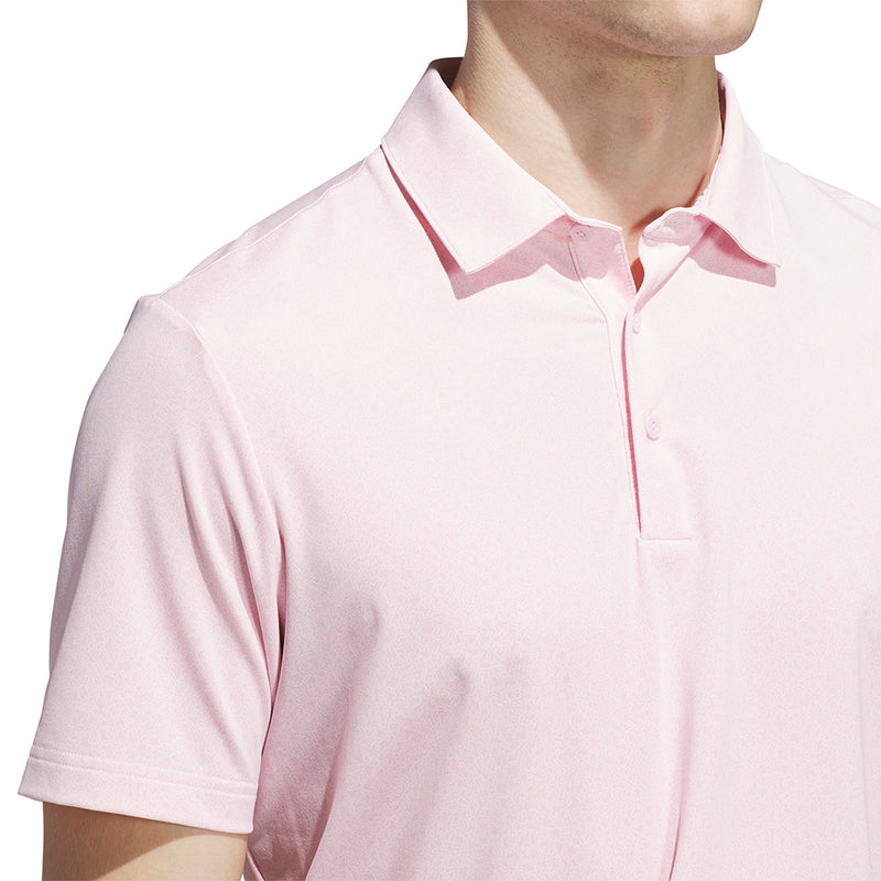 adidas Ultimate365 Mini Bunker Polo Shirt - Clear Pink