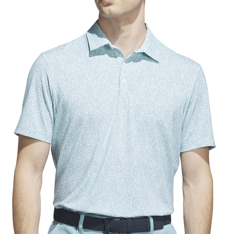 adidas Ultimate365 Mini Bunker Polo Shirt - Pure Teal