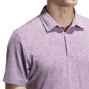 adidas Ultimate365 Mini Bunker Polo Shirt - Powder Plum