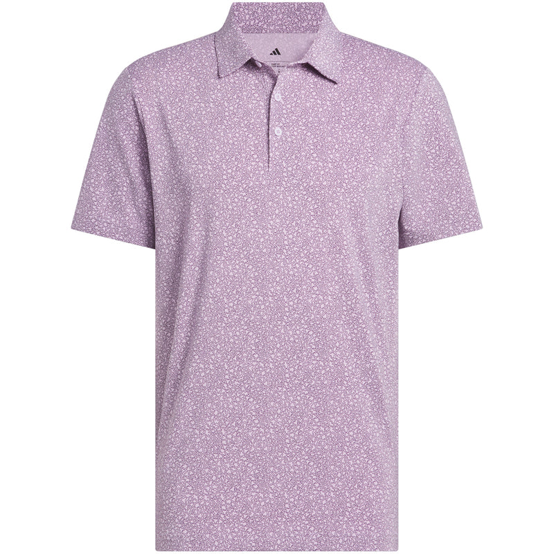 adidas Ultimate365 Mini Bunker Polo Shirt - Powder Plum
