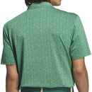 adidas Ultimate365 Printed Polo Shirt - Preloved Green/Collegiate Green