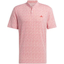adidas Ultimate365 Printed Polo Shirt - Sandy Pink/Better Scarlet