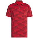 adidas Ultimate365 Speed Stripe Polo Shirt - Aurora Ruby/Pure Ruby