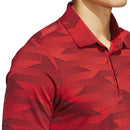 adidas Ultimate365 Speed Stripe Polo Shirt - Aurora Ruby/Pure Ruby