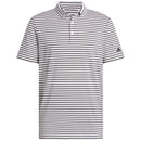 adidas Ultimate365 Stripe Polo Shirt - White/Grey Six